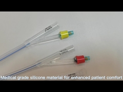 Silicone Medical Suprapubic Indwelling Foley Catheter For Patient