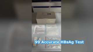 Εισαγωγή HBsAg Rapid Test Kit Κλινικά διαγνωστικά αναλώσιμα Ακρίβεια άνω του 99% για εσάς