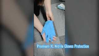 Δείτε γιατί να επιλέξετε Examination Powder Free Xl Nitrile Gloves One Useable Blue