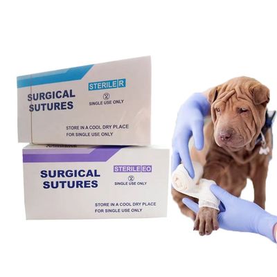 Καλή τιμή Νάιλον αποστειρωμένα χειρουργικά ράμματα Νάιλον μονόπλασμα ράμματα με βελόνα Νάιλον μετάξι χρωμικό catgut σε απευθείας σύνδεση