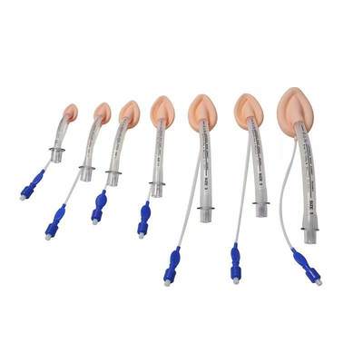 Καλή τιμή Εργονομική επαναχρησιμοποιήσιμη σιλικόνη λαρυγγιακή μάσκα με ενισχυμένο πλαίσιο για πολλαπλή χρήση έως και 40 φορές σε απευθείας σύνδεση