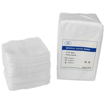 Καλή τιμή Multi-Purpose Sterile Square Gauze Pads for Wound Care and Dressing, Soft and Absorbent σε απευθείας σύνδεση