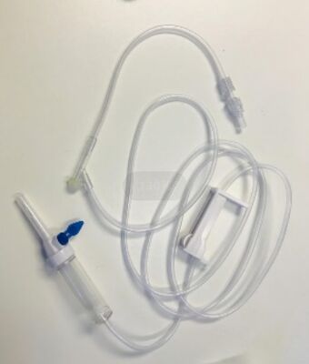 Καλή τιμή Εγκαταλειπτικό ιατρικό σετ έγχυσης με ρυθμιζόμενο ρυθμιστή ροής 60 σταγόνες/ ml για παιδιατρική χρήση σε απευθείας σύνδεση