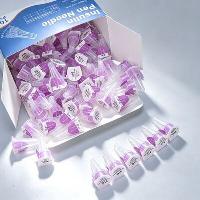 Καλή τιμή 32G 4mm μονοχρόνιες μοβ πένες ινσουλίνης βελόνες αποστειρωμένες CE ISO OEM Διαδικτυακά